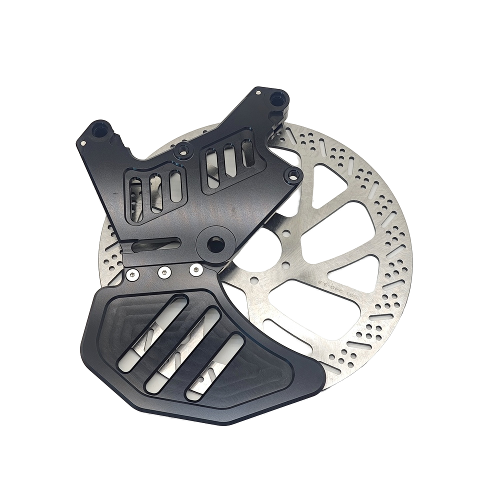 Dual Rear Caliper Bracket With Rotor For Sur Ron Light Bee